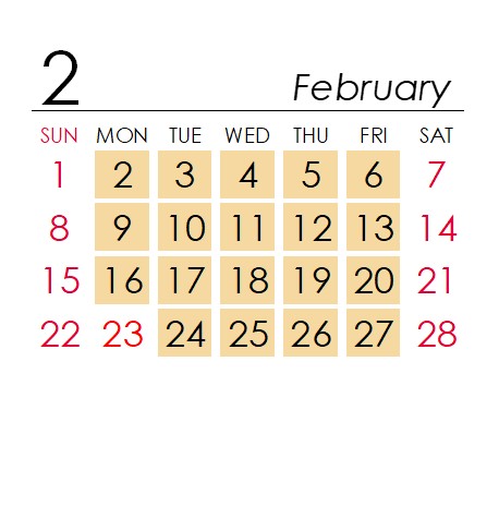 2月