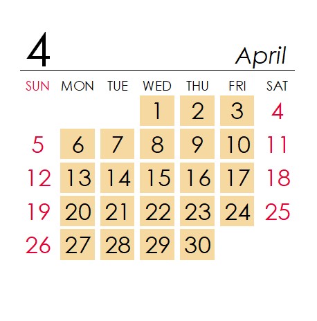 4月