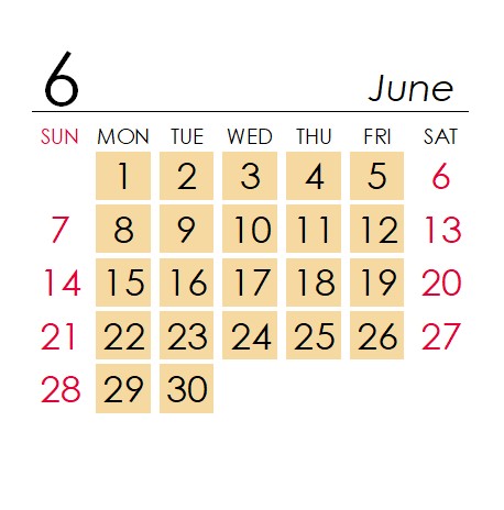 6月