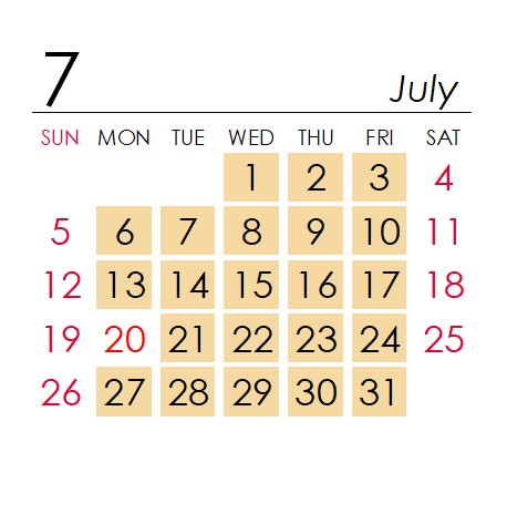 7月