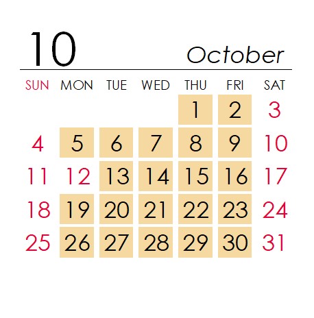 10月