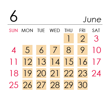 6月