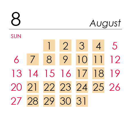 8月